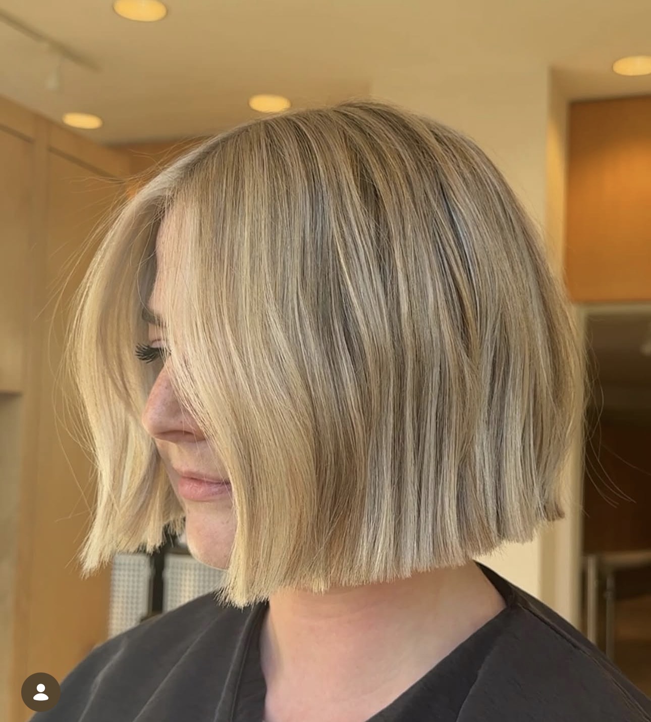 Platinum bob by Maricela