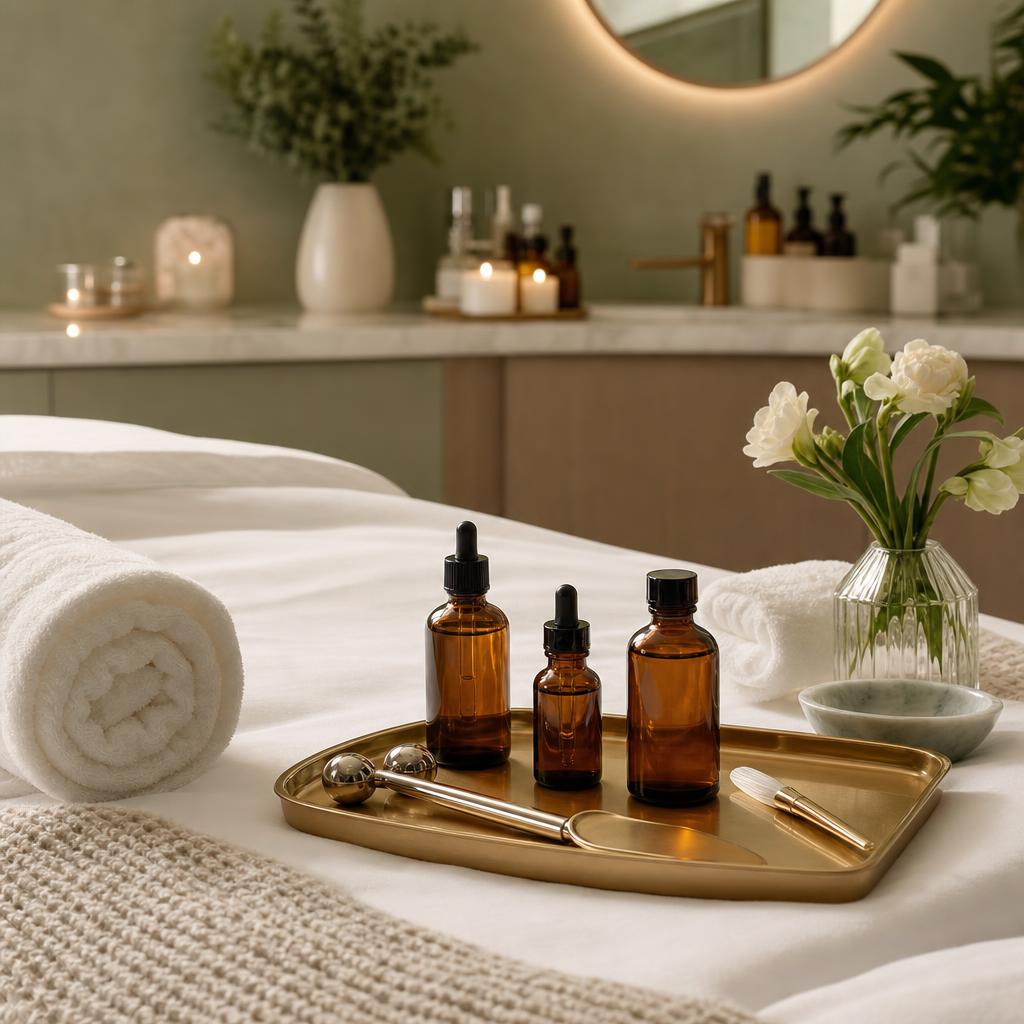 Professional skin care products and treatment tools at Veloro Spa